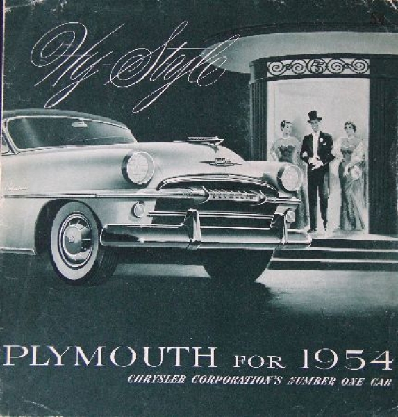 Plymouth Modelprogram 1954 Carbrochure (8004)