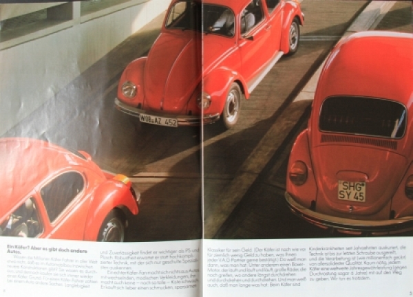 Volkswagen Beetle Modelprogram 1984 Carbrochure (7589)