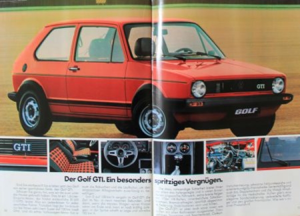 Volkswagen Rabbit Modelprogram 1977 Carbrochure (8040)