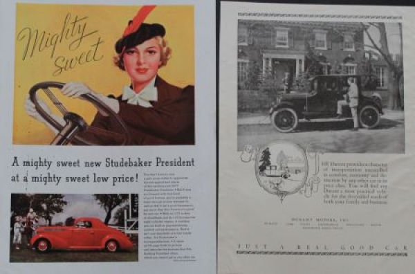 Packard Studebaker Buick 4 advertising 1928-1935 (1142)