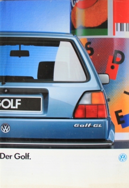 Volkswagen Rabbit Modelprogram 1987 Carbrochure (9072)