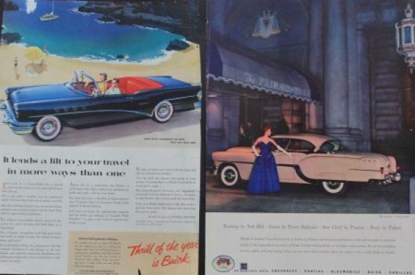 Chevrolet Oldsmobile Buick 4 advertising 1953-1959 (1141)