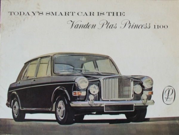 Austin Vanden Plas 1100 Princess Modelprogram 1963 Carbrochure (9085)