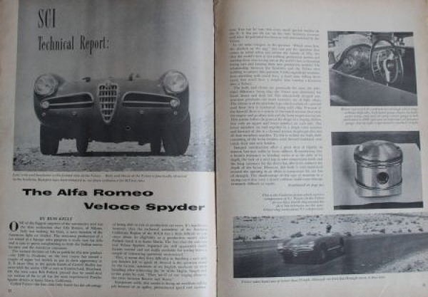 "Sports Cars illustrated" Motorracing-Magazine 1956 (7116)