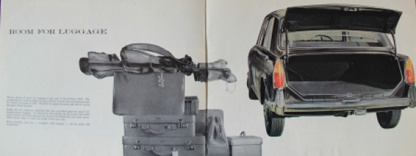 Austin Vanden Plas 1100 Princess Modelprogram 1963 Carbrochure (9085)