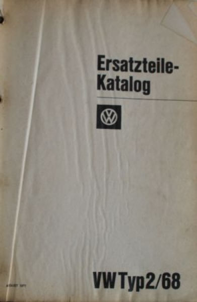 Volkswagen T2 Transporter 1968 Sparpart-Catalog (1640)