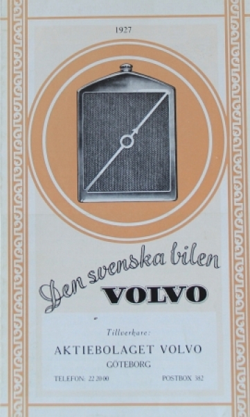 Volvo Modelprogram 1927 Carbrochure (7349)