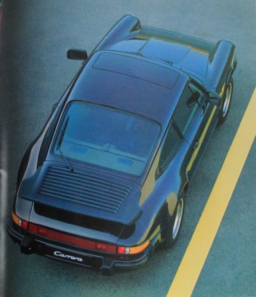 Porsche 911 Carrera Turbo Modelprogram 1986 Carbrochure (1531)