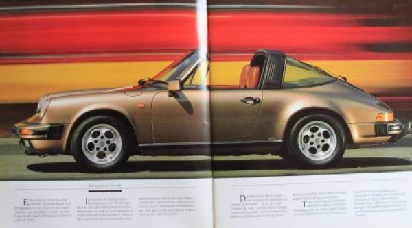 Porsche 911 Carrera Turbo Modelprogram 1986 Carbrochure (1531)