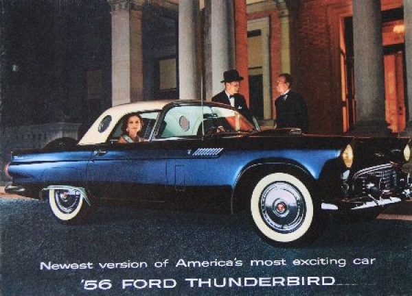 Ford Thunderbird Modelprogram 1956 Carbrochure (8107)