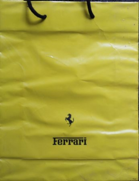 Ferrari Bag 1990 with Logo paper with plastic (1835)