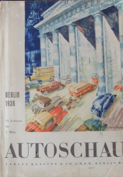 "Auto-Schau Berlin" 1936 Automobil-Exhibition-Catalog (8141)