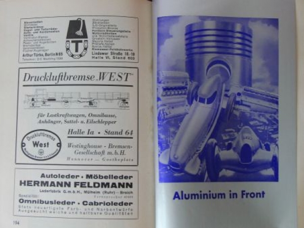 "Auto-Schau Berlin" 1936 Automobil-Exhibition-Catalog (8141)