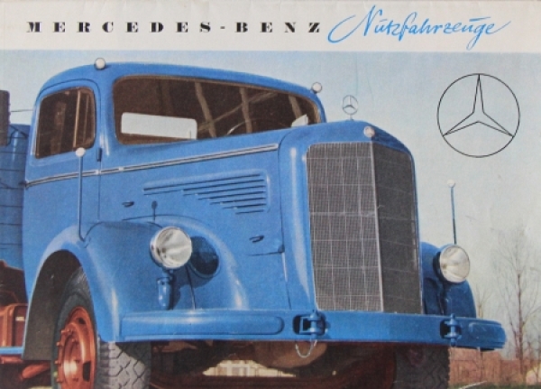 Mercedes-Benz Comercial Vehikel Modelprogram 1951 Truckbrochure (8845)