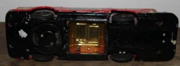 TN Nomura Fire-Departement Truck "Fire Department" 1965 Tinmodel with Batteriedrive (9779)