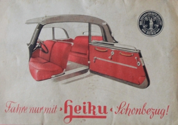 Heiku Seatcover 1933 Part-Catalog (9165)