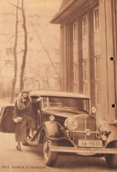 Auto-Union Modelprogram 1933 "Einst und jetzt" Carbrochure (7037)
