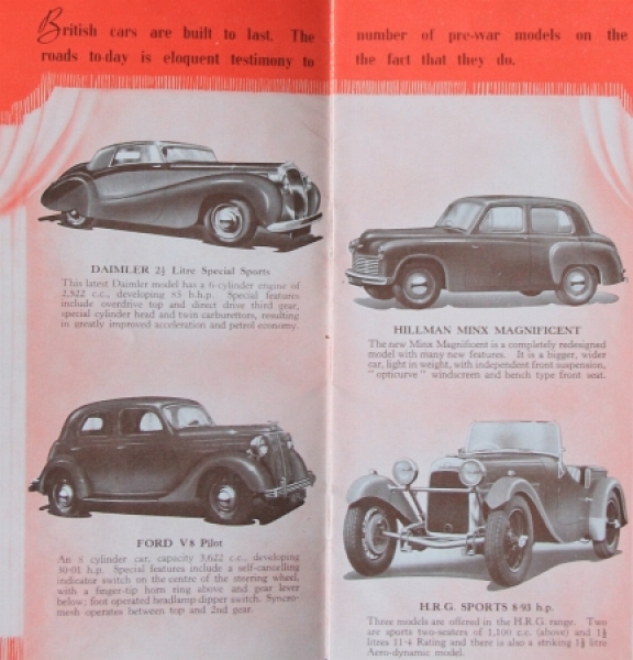"London Motorshow" 1948 Automobile-Exibition-Catalog London (7372)