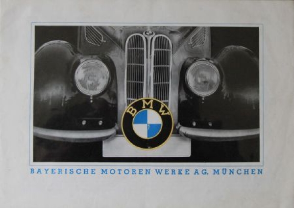 BMW Sixcylindre Modelprogram 1936 Carbrochure (7032)