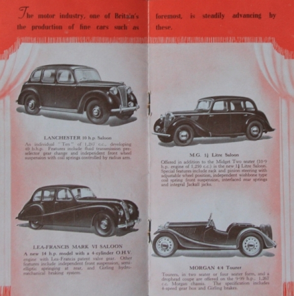"London Motorshow" 1948 Automobile-Exibition-Catalog London (7372)