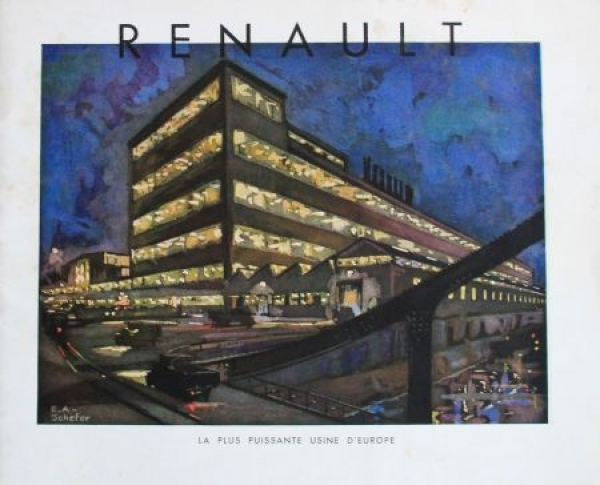 Renault Modelprogram 1931 "Le plus pussante Usine" Carbrochure (7080)