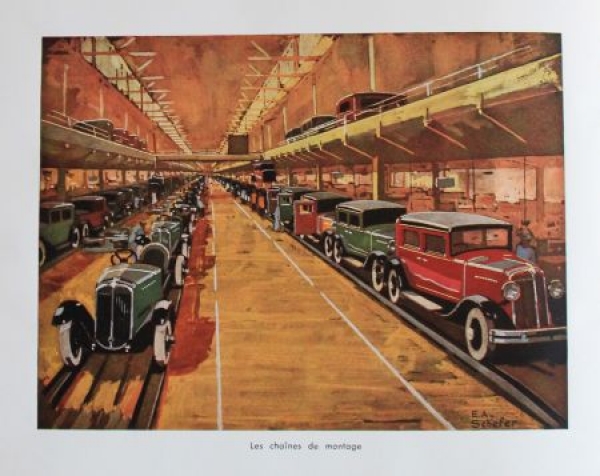 Renault Modelprogram 1931 "Le plus pussante Usine" Carbrochure (7080)