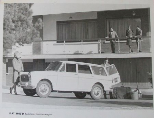 Fiat 1100 D Stationwagon 1966 Factory-Photo (8248)