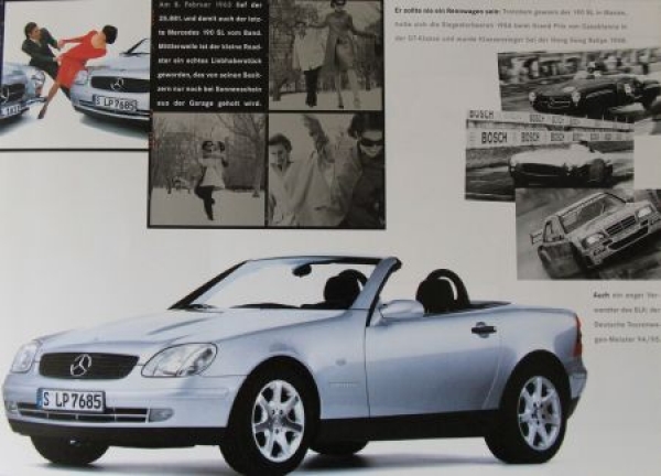 Mercedes-Benz SLK Modelprogram 2000 Carbrochure (8267)