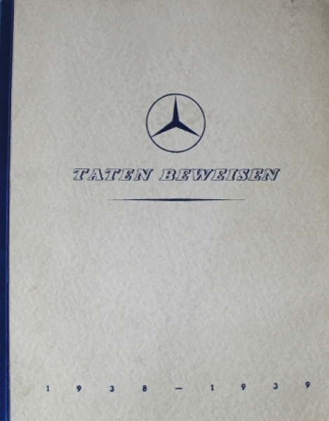 Mercedes-Benz "Taten beweisen 1938-1939" Motorracing 1939 (8280)