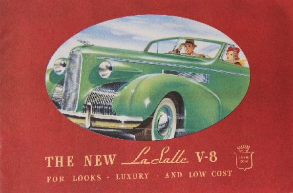 Cadillac La Salle Modelprogram 1938 Carbrochure (8301)