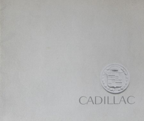 Cadillac Modelprogram 1962 Carbrochure (8313)