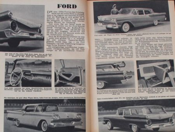 "Populaere Mechanik" 1958 Chevrolet Models Technic-Magazin (8392)