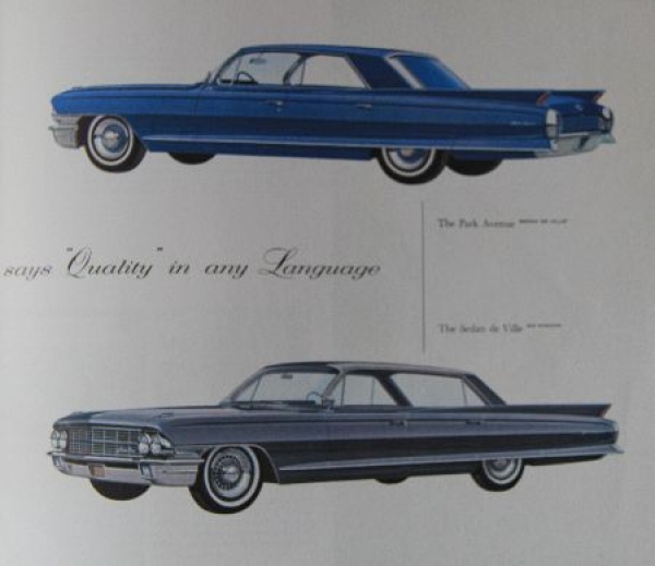 Cadillac Modelprogram 1962 Carbrochure (8313)