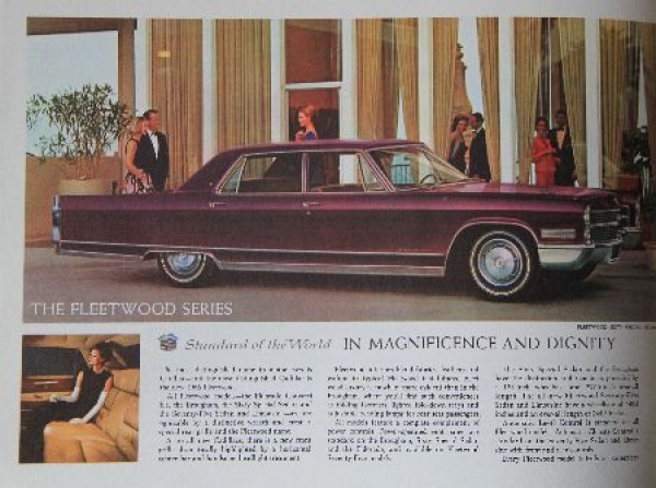 Cadillac Modelprogram 1966 Carbrochure (8319)