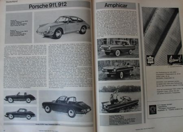 "Die Auto-Modelle Katalog 1965/66" Automobil-Yearbook (8364)