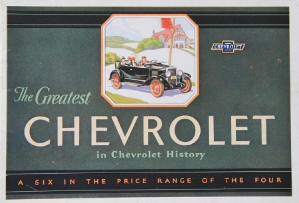 Chevrolet Modelprogram 1930 Carbrochure (8332)