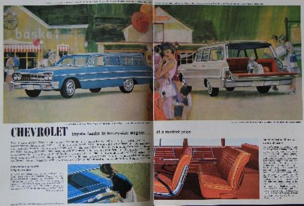 Chevrolet Modelprogram 1964 Carbrochure (8382)
