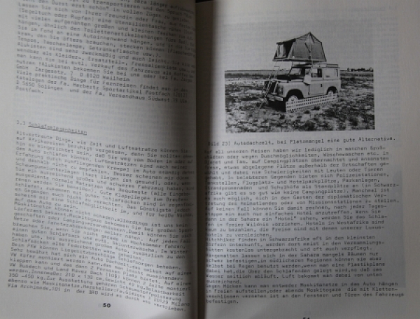 Daerr "Trans Sahara - Ausruestung und Durchfuehrung" Dessert-Traveljourney 1976 (8394)