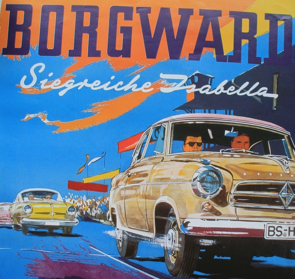 Borgward Advertising-Poster 1958 "Siegreiche Isabella" (8412)