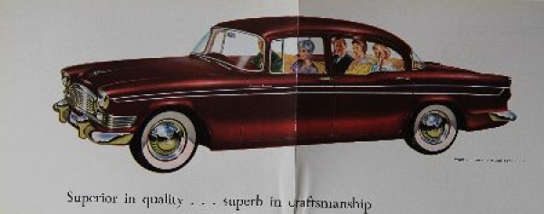 Humber Super Snipe II Modelprogram 1959 Carbrochure (8420)