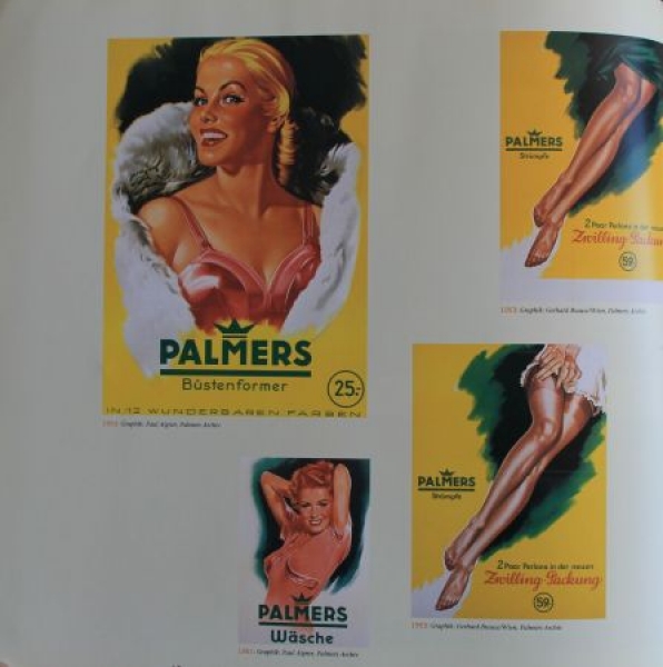 Palmers "Sinne - Die Plakate" Dessous-History 1993 Cindy Crawford (7179)