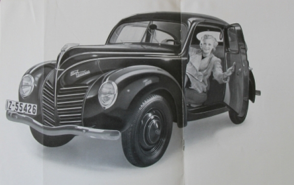 Ford Taunus Modellprogramm 1939 Automobilprospekt (8489)