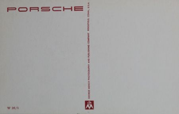 Porsche 356 B 1964 Factory-Postcard (7169)