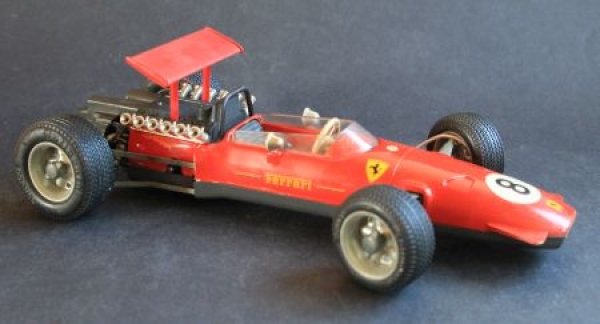 Schuco Ferrari Formel II 1968 Metall-Plastikmodell mit Friktionsantrieb (5015)