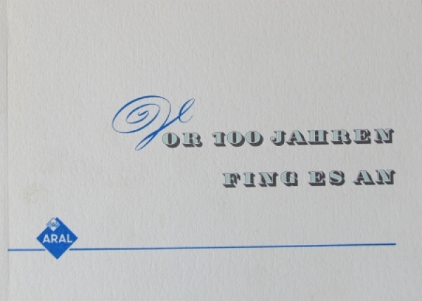 BV Aral 1953 "Vor 100 Jahren fing es an" Imagebrochure (8509)