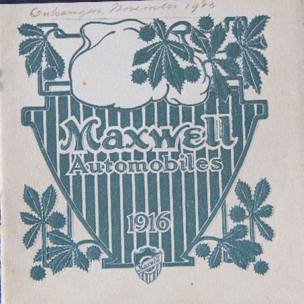 Maxwell Motors Modelprogram 1916 Carbrochure (8510)
