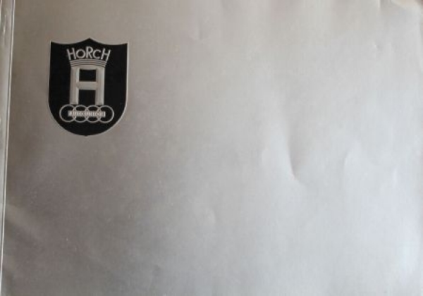 Horch 5 Litre V-8 Cylindre Modelprogram 1937 Reuters-Drawings Carbrochure (7229)