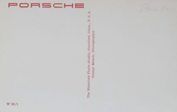 Porsche 356 B Convertible 1964 Factory-Postcard (7312)