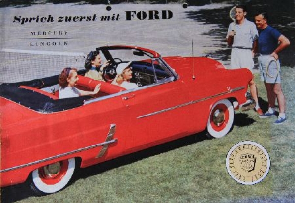 Ford Modelprogram 1953 Carbrochure (8590)