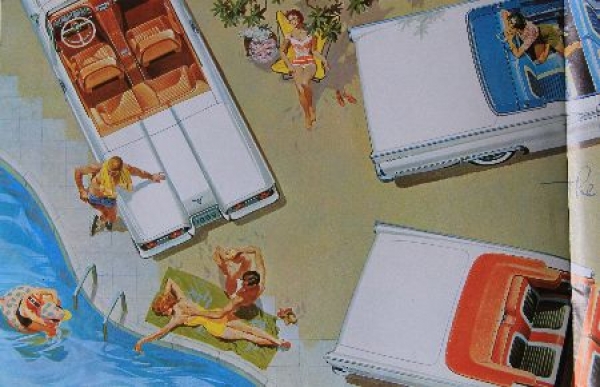 Ford Galaxie Modelprogram 1959 Carbrochure (8605)